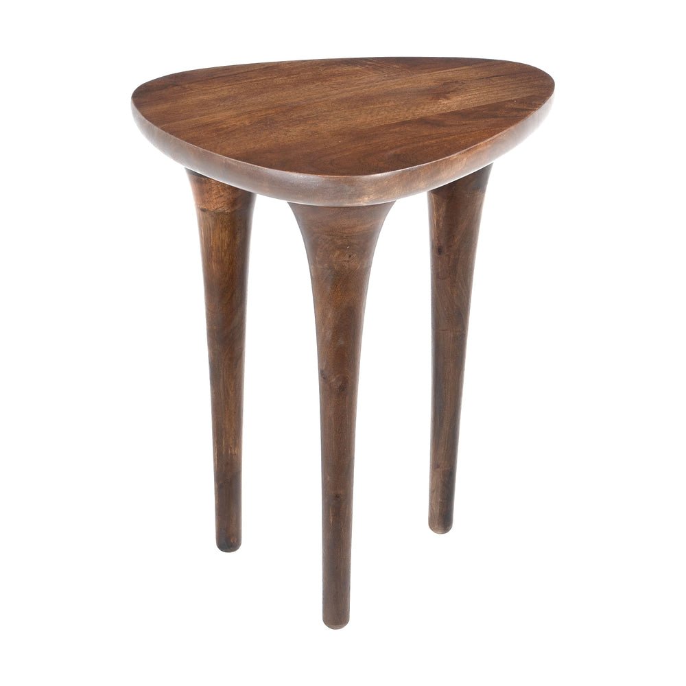 Mesa Auxiliar para Lounge - ZUO SPIKER - Nogal - Estructura y Cubierta en Madera de Mango - 110804 - Zuo - NOGAL BEAT - Mesa Comercial Interior