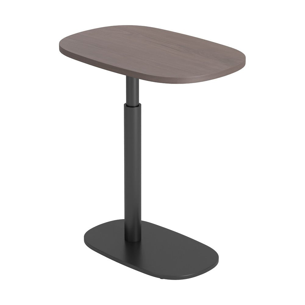 Mesa Auxiliar para Sala de Espera - ZUO BUDDY - Varios Colores - Cubierta de Chapa de Madera Madera de Ingeniería y Estructura de Acero con Recubrimiento en Polvo - 111128 - Zuo - NOGAL BEAT - Mesa Comercial Interior