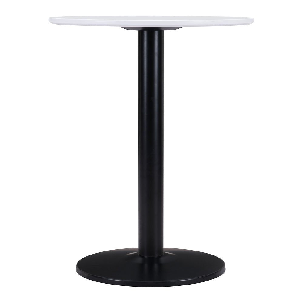 Mesa Bistró para Hotel - ZUO ALTO 60x60 101569 - Varios Colores - Cubierta de MDF Pintado y Estructura de Acero con Recubrimiento en Polvo - 101569 - Zuo - NOGAL BEAT - Mesa Comercial Interior