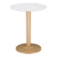Mesa Bistró para Hotel - ZUO ALTO 60x60 101570 - Varios Colores - Cubierta de MDF Pintado y Estructura de Acero con Recubrimiento en Polvo - 101570 - Zuo - NOGAL BEAT - Mesa Comercial Interior