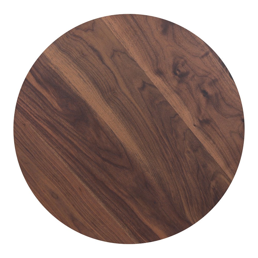 Mesa Bistró para Hotel - ZUO ALTO 60x60 101571 - Varios Colores - Cubierta de MDF Símil Madera y Estructura de Acero con Recubrimiento en Polvo - 101571 - Zuo - NOGAL BEAT - Mesa Comercial Interior