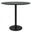 MESA COLOS ALFIERE B/T - 600 | Mesa Ocasional Zonas de Alimentos Bistró | 75 cm | Base Acero Fundido Forma Redonda | Cubierta Multicapa Laminada en Alta Presión | Exterior - ALFIERE B/T - 600 - Colos - NOGAL BEAT - Mesas