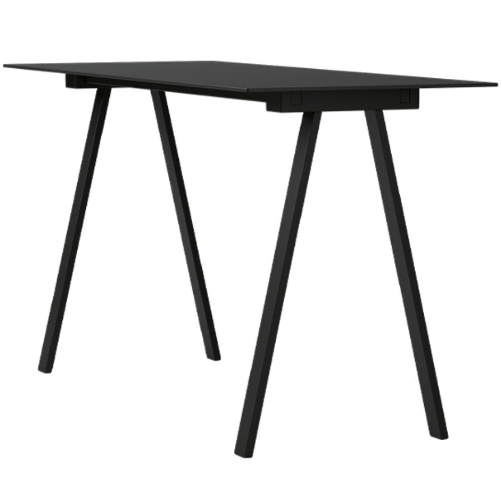 Mesa periquera rectangular Colos VU A/R 1600 con estructura en V de acero galvanizado
