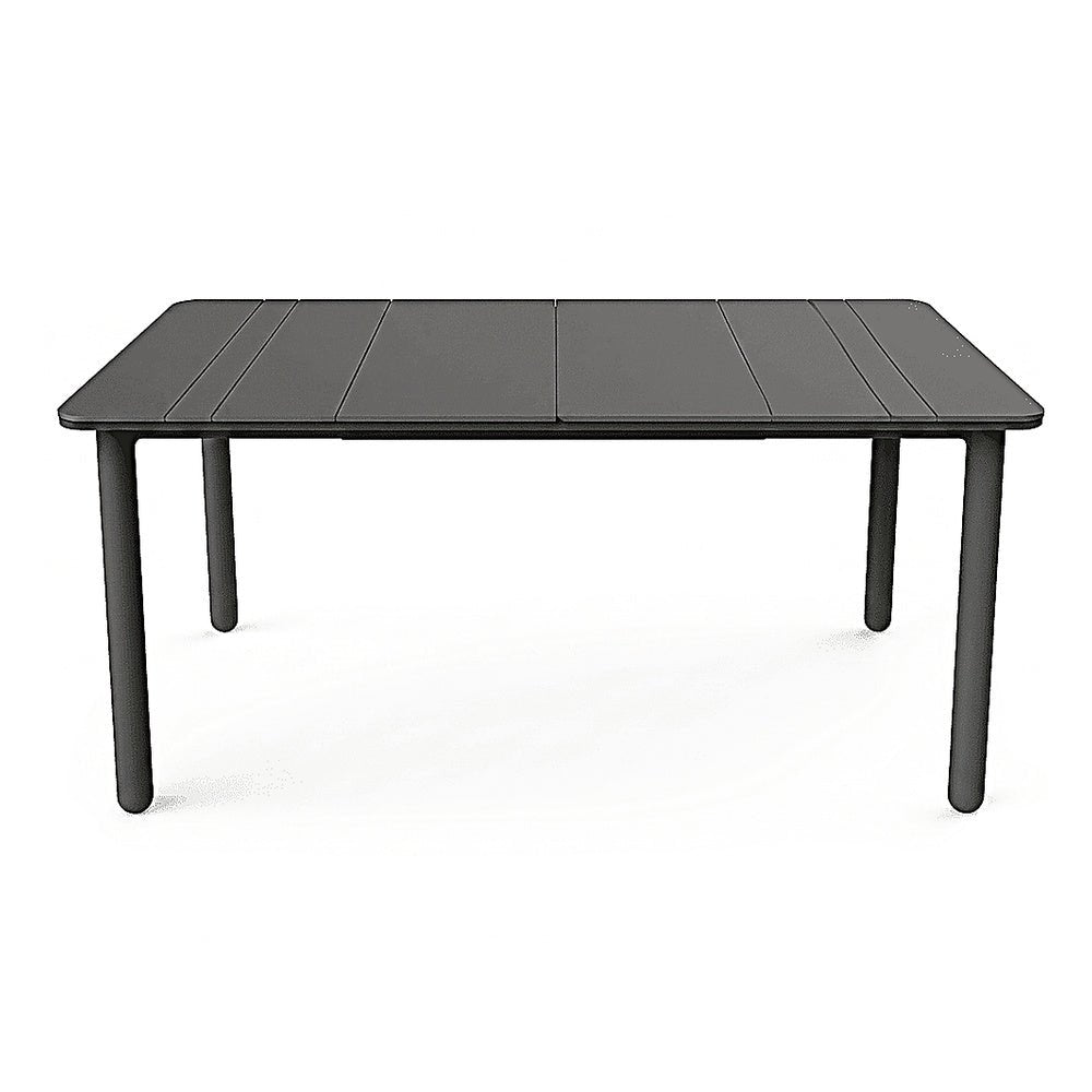 Mesa Comercial al Aire Libre 160 x 90 - RESOL SOLID 160 X 90 - Varios Colores - 4 Puntas y Protección UV - 04176 - Resol - NOGAL BEAT - Mesa de Terraza