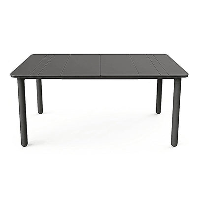 Mesa Comercial al Aire Libre 160 x 90 - RESOL SOLID 160 X 90 - Varios Colores - 4 Puntas y Protección UV - 04176 - Resol - NOGAL BEAT - Mesa de Terraza