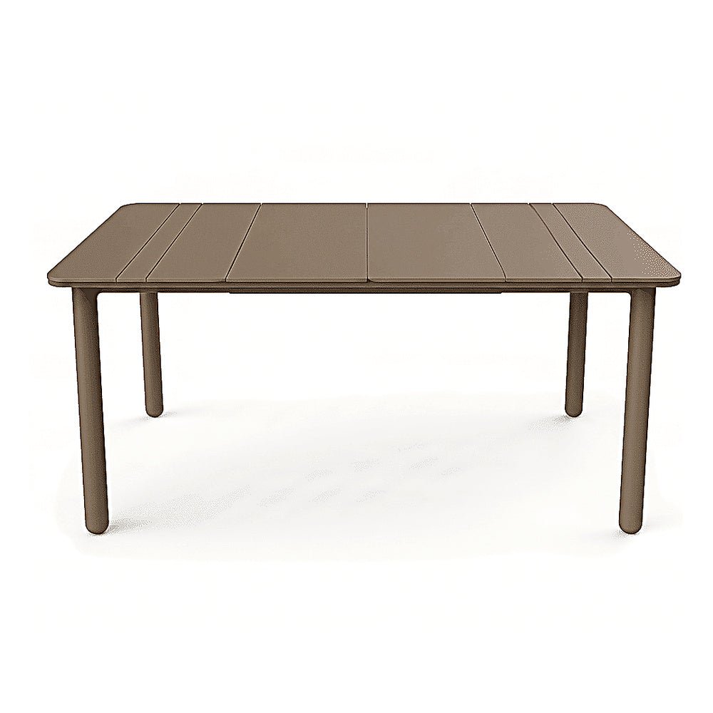 Mesa Comercial al Aire Libre 160 x 90 - RESOL SOLID 160 X 90 - Varios Colores - 4 Puntas y Protección UV - 04174 - Resol - NOGAL BEAT - Mesa de Terraza