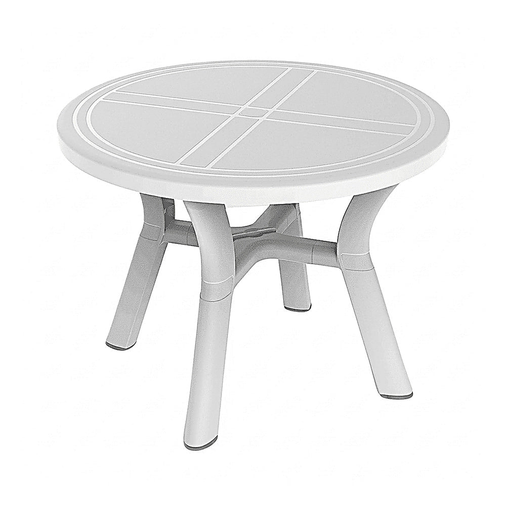 Mesa Comercial al Aire Libre Agujero Parasol - RESOL DALIA 100 DIA - Varios Colores - 4 Puntas Enlazadas con Tacos Antideslizantes y Protección UV - 05250 - Resol - NOGAL BEAT - Mesa de Terraza