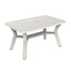 Mesa Comercial al Aire Libre Agujero Parasol - RESOL DALIA 140 X 90 - Varios Colores - 4 Puntas Enlazadas con Tacos Antideslizantes y Protección UV - 05254 - Resol - NOGAL BEAT - Mesa de Terraza