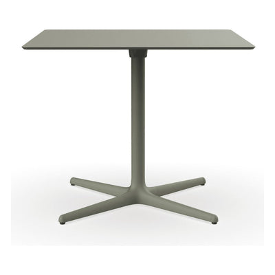 Mesa Comercial al Aire Libre Cuadrada Baja - RESOL TOLEDO XL 90/100 90x90 - Varios Colores - Estructura de Aluminio y Compacto Fenólico - 05872 - Resol - NOGAL BEAT - Mesa de Terraza