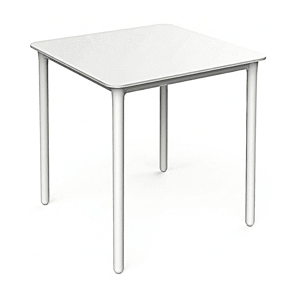 Mesa Comercial al Aire Libre - RESOL MARSELLA - Varios Colores - 4 Puntas y Protección UV - 04577 - Resol - NOGAL BEAT - Mesa de Terraza