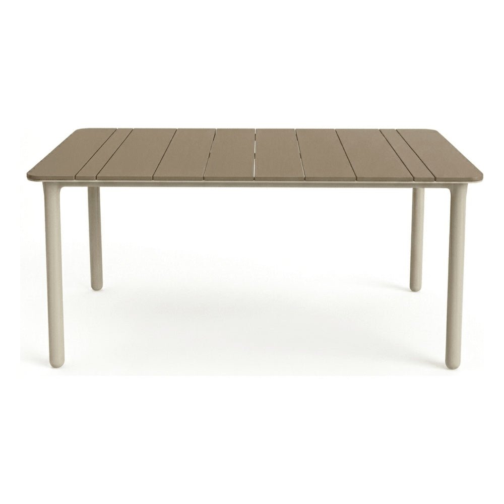 Mesa Comercial al Aire Libre - RESOL NOA 90 x 160 - Varios Colores - Protección UV - Polipropileno - 07149 - Resol - NOGAL BEAT - Mesa de Terraza
