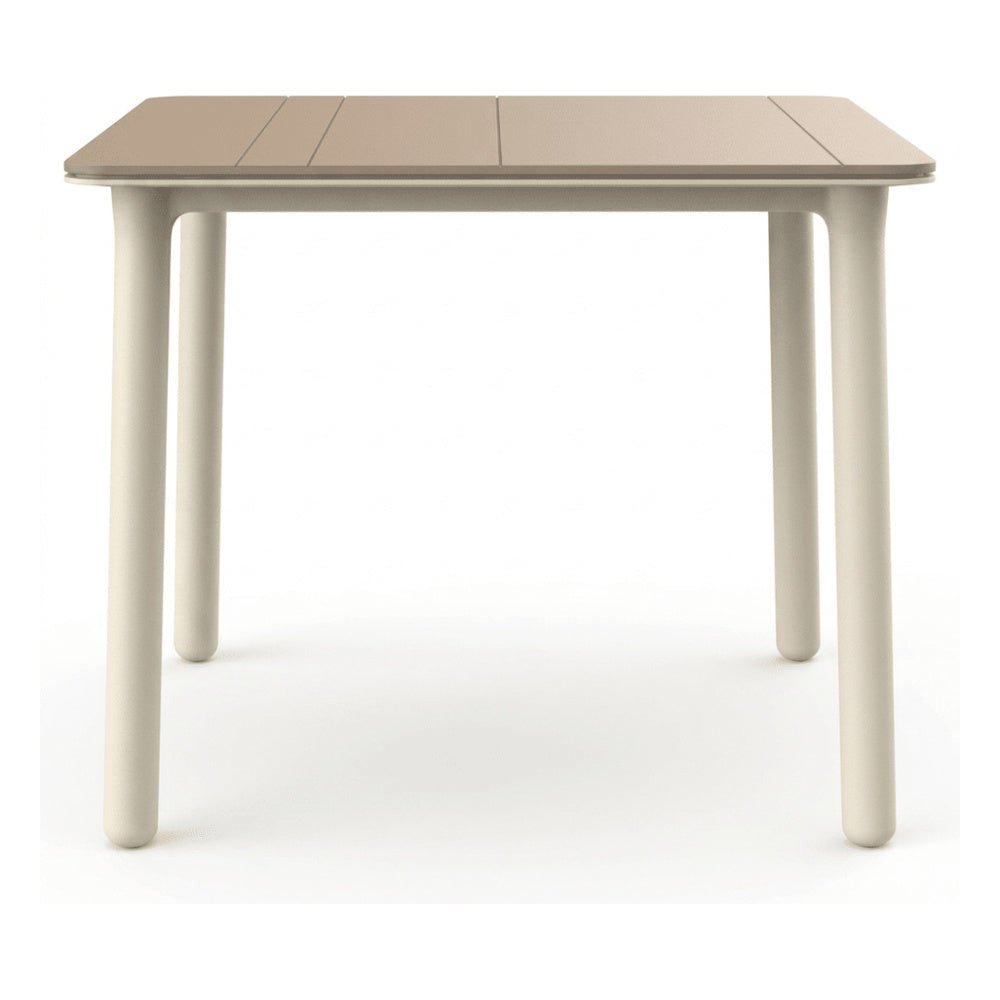 Mesa Comercial al Aire Libre - RESOL NOA 90 x 90 - Varios Colores - Protección UV - Polipropileno - 7148 - Resol - NOGAL BEAT - Mesa de Terraza