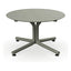 Mesa Comercial Baja al Aire Libre Circular - RESOL BINI HPL LOUNGE - Varios Colores - Protección UV y Tablero HPL - 06082 - Resol - NOGAL BEAT - Mesa Comercial Exterior