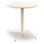 Mesa Comercial Baja al Aire Libre Circular - RESOL TOLEDO Ø70 ROUND - Varios Colores - Estructura de Aluminio y Sobre HPL - 05918 - Resol - NOGAL BEAT - Mesa de Terraza