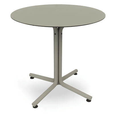 Mesa Comercial Circular - RESOL BINI HPL - Varios Colores - Protección UV - Tablero en Compacto Fenólico - 06635 - Resol - NOGAL BEAT - Mesas