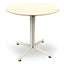 Mesa Comercial Circular - RESOL BINI HPL - Varios Colores - Protección UV - Tablero en Compacto Fenólico - 06636 - Resol - NOGAL BEAT - Mesa Comercial Exterior