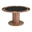 Mesa Comercial para Bistró - ZUO VAULT - Café - Cubierta de MDF Símil Madera y Estructura de MDF - 110413 - Zuo - NOGAL BEAT - Mesa Comercial Interior