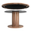 Mesa Comercial para Bistró - ZUO VAULT - Café - Cubierta de MDF Símil Madera y Estructura de MDF - 110413 - Zuo - NOGAL BEAT - Mesa Comercial Interior