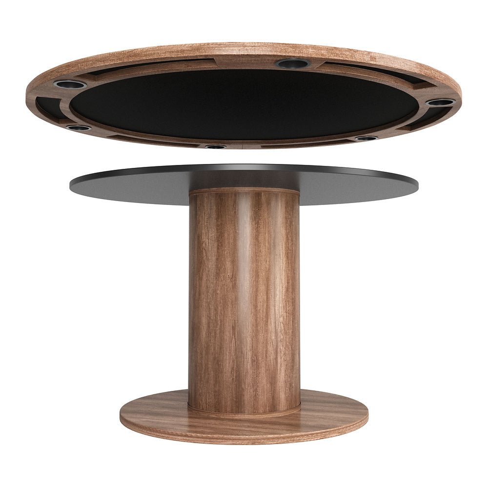 Mesa Comercial para Bistró - ZUO VAULT - Café - Cubierta de MDF Símil Madera y Estructura de MDF - 110413 - Zuo - NOGAL BEAT - Mesa Comercial Interior