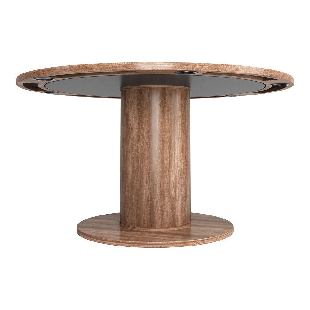 Mesa Comercial para Bistró - ZUO VAULT - Café - Cubierta de MDF Símil Madera y Estructura de MDF - 110413 - Zuo - NOGAL BEAT - Mesa Comercial Interior