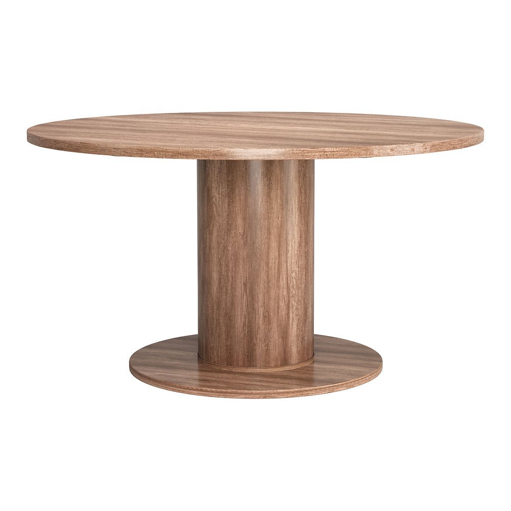 Mesa Comercial para Bistró - ZUO VAULT - Café - Cubierta de MDF Símil Madera y Estructura de MDF - 110413 - Zuo - NOGAL BEAT - Mesa Comercial Interior
