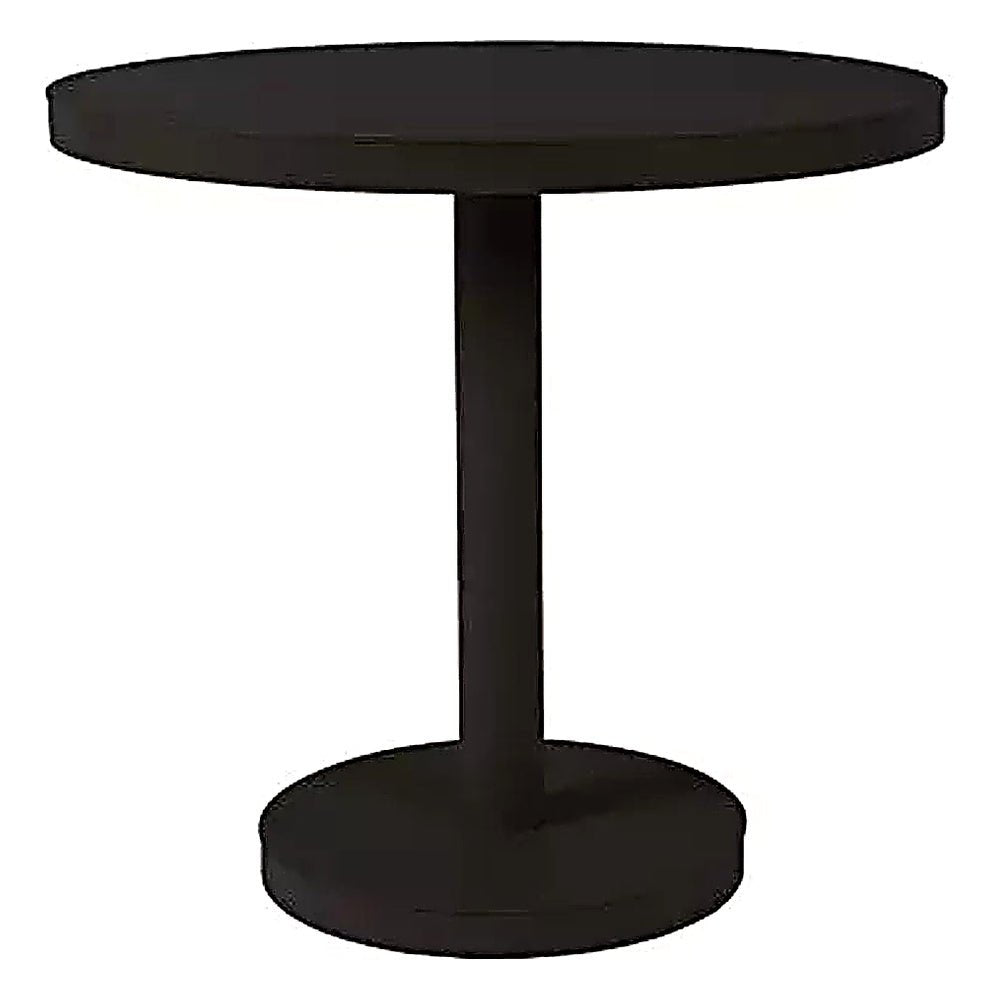 Mesa Comercial para Restaurantes Circular - RESOL BARCINO PIE CENTRAL Ø60 ROUND - Varios Colores - Estructura de Aluminio - 01432 - Resol - NOGAL BEAT - Mesa Comercial Interior