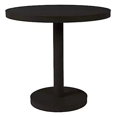 Mesa Comercial para Restaurantes Circular - RESOL BARCINO PIE CENTRAL Ø60 ROUND - Varios Colores - Estructura de Aluminio - 01432 - Resol - NOGAL BEAT - Mesa Comercial Interior