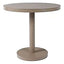 Mesa Comercial para Restaurantes Circular - RESOL BARCINO PIE CENTRAL Ø60 ROUND - Varios Colores - Estructura de Aluminio - 01431 - Resol - NOGAL BEAT - Mesa Comercial Interior