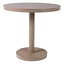 Mesa Comercial para Restaurantes Circular - RESOL BARCINO PIE CENTRAL Ø80 ROUND - Varios Colores - Estructura de Aluminio - 01423 - Resol - NOGAL BEAT - Mesa Comercial Interior