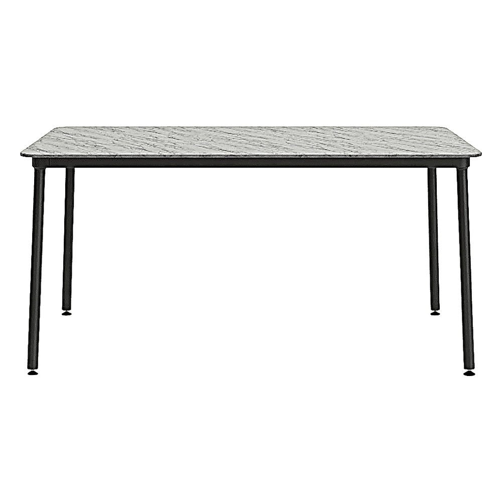 Mesa Comercial para Restaurantes - RESOL HUB 150 x 90 - Varios Colores - Estructura de Aluminio Lacado - 06347 - Resol - NOGAL BEAT - Mesa Comercial Interior