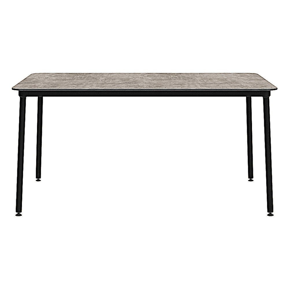Mesa Comercial para Restaurantes - RESOL HUB 150 x 90 - Varios Colores - Estructura de Aluminio Lacado - 06346 - Resol - NOGAL BEAT - Mesa Comercial Interior