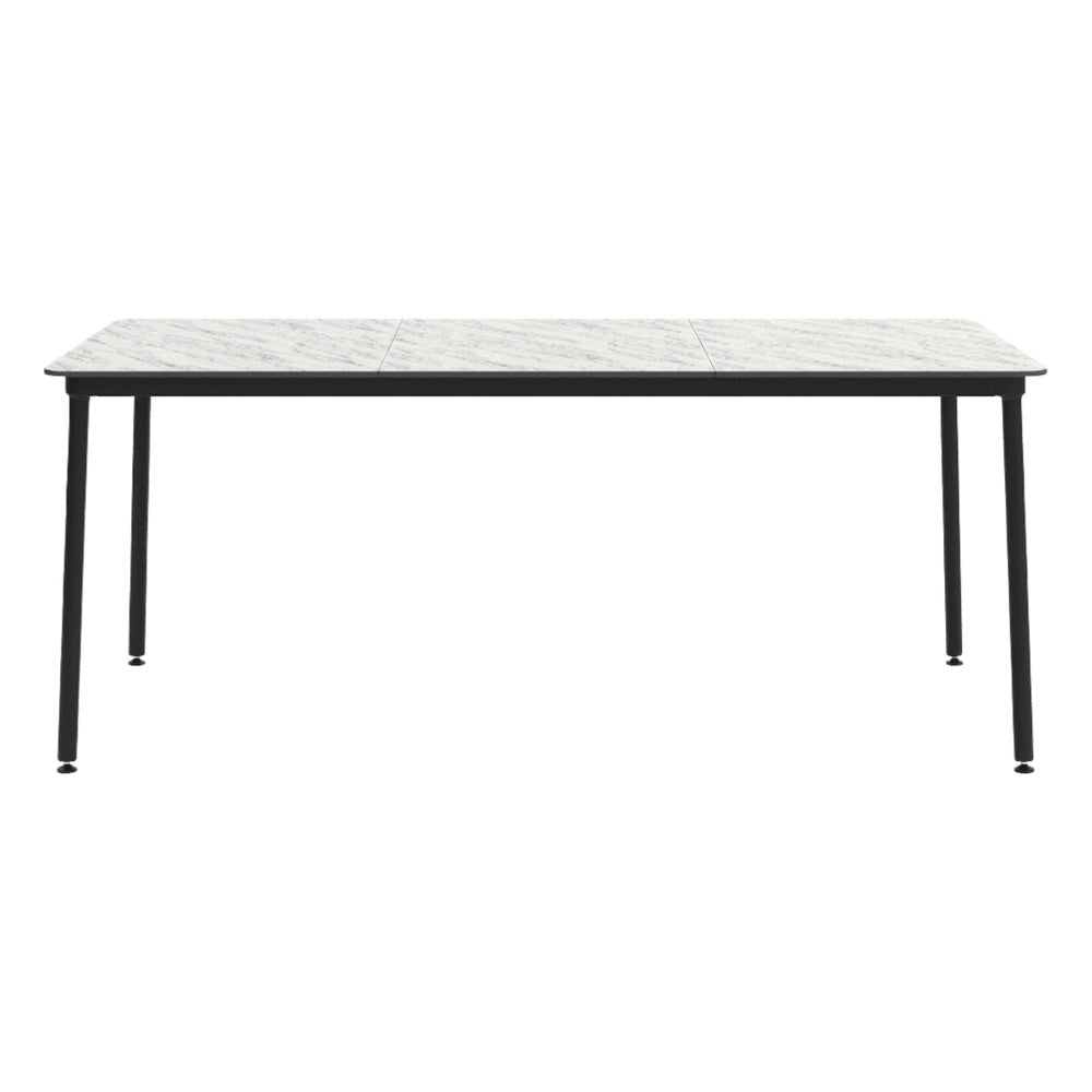 Mesa Comercial para Restaurantes - RESOL HUB 180 x 90 - Varios Colores - Estructura de Aluminio Lacado - 06355 - Resol - NOGAL BEAT - Mesa Comercial Interior