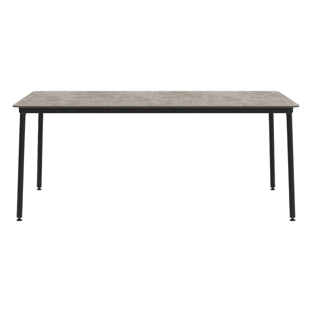 Mesa Comercial para Restaurantes - RESOL HUB 180 x 90 - Varios Colores - Estructura de Aluminio Lacado - 06354 - Resol - NOGAL BEAT - Mesa Comercial Interior