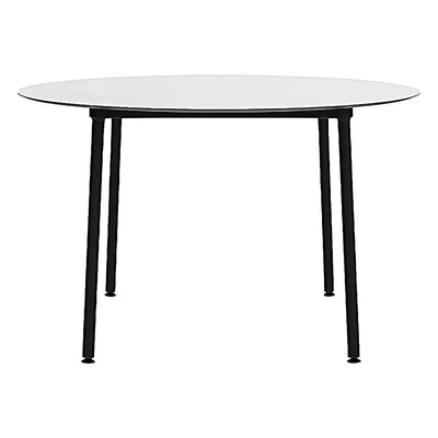 Mesa Comercial para Restaurantes - RESOL HUB Ø120 - Varios Colores - Estructura de Aluminio Lacado - 06645 - Resol - NOGAL BEAT - Mesa Comercial Interior