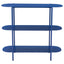 MESA CONSOLA NOGAL BEAT TRE | Mesa Ocasional para Sala de Estar Vestibulo | 81 cm | Base 4 Puntas | Azul | Acero con Recubrimiento en Polvo | Interior - 109417 - Zuo - NOGAL BEAT - Mesas