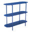 MESA CONSOLA NOGAL BEAT TRE | Mesa Ocasional para Sala de Estar Vestibulo | 81 cm | Base 4 Puntas | Azul | Acero con Recubrimiento en Polvo | Interior - 109417 - Zuo - NOGAL BEAT - Mesas