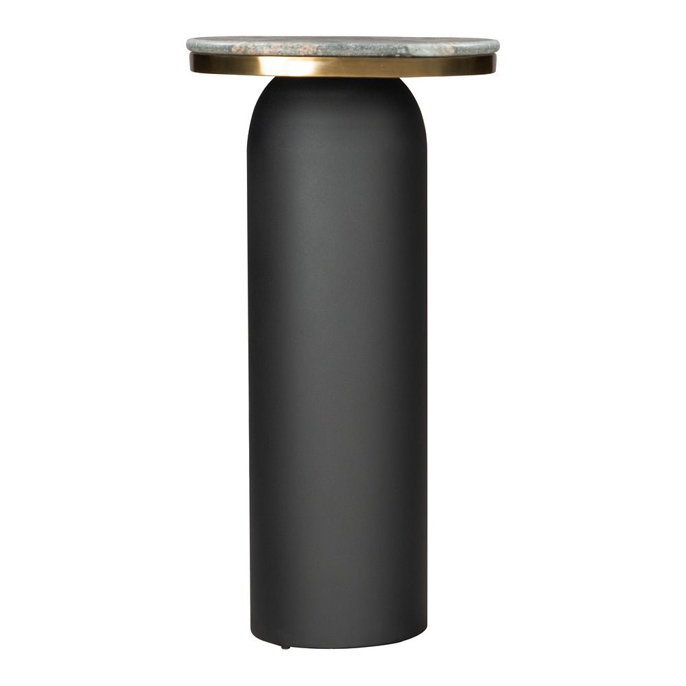 Mesa Consola para Recepción - ZUO LUXOR - Multicolor - Cubierta de Mármol Natural y Estructura de Hierro Electrochapado - 109761 - Zuo - NOGAL BEAT - Mesa Comercial Interior