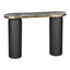 Mesa Consola para Recepción - ZUO LUXOR - Multicolor - Cubierta de Mármol Natural y Estructura de Hierro Electrochapado - 109761 - Zuo - NOGAL BEAT - Mesa Comercial Interior