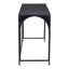 Mesa Consola para Sala de Espera - ZUO LORIET - Negro - Estructura y Cubierta en Acero Pintado - 109837 - Zuo - NOGAL BEAT - Mesa Comercial Interior