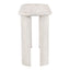 Mesa Consola para Sala de Espera - ZUO RISAN - Blanco Decapado - Cubierta de Madera de Mango Blanqueada y Estructura de Madera de Mango - 109854 - Zuo - NOGAL BEAT - Mesa Comercial Interior