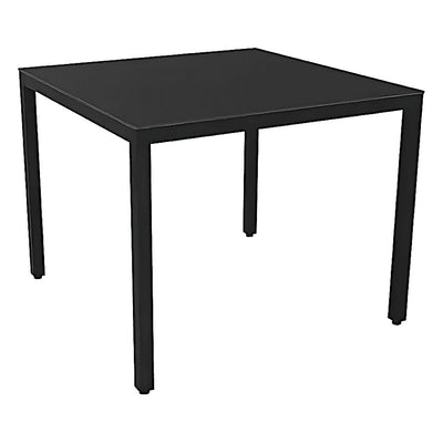 Mesa Cuadrada para Bistró - RESOL BARCINO COMPACT SQUARE 70X70 - Varios Colores - Estructura Aluminio - 03031 - Resol - NOGAL BEAT - Mesa Comercial Interior