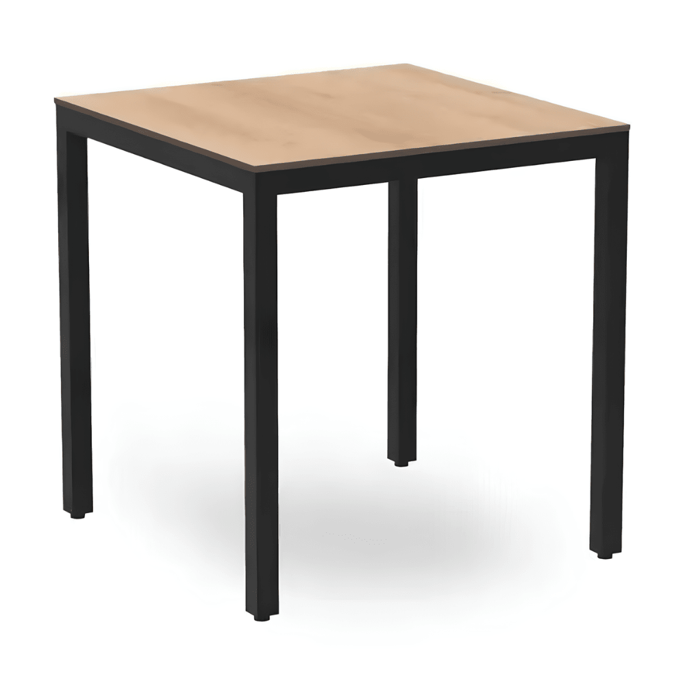 Mesa de exterior Resol Barcino Compact 70x70 cuadrada con estructura de aluminio