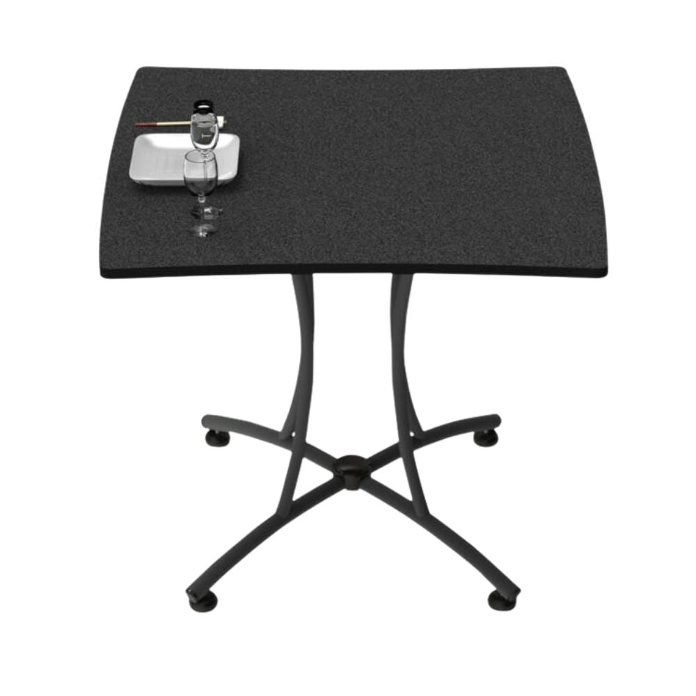 Mesa cuadrada OFIK 253 Palermo 702 con cubierta de melamina y estructura de acero