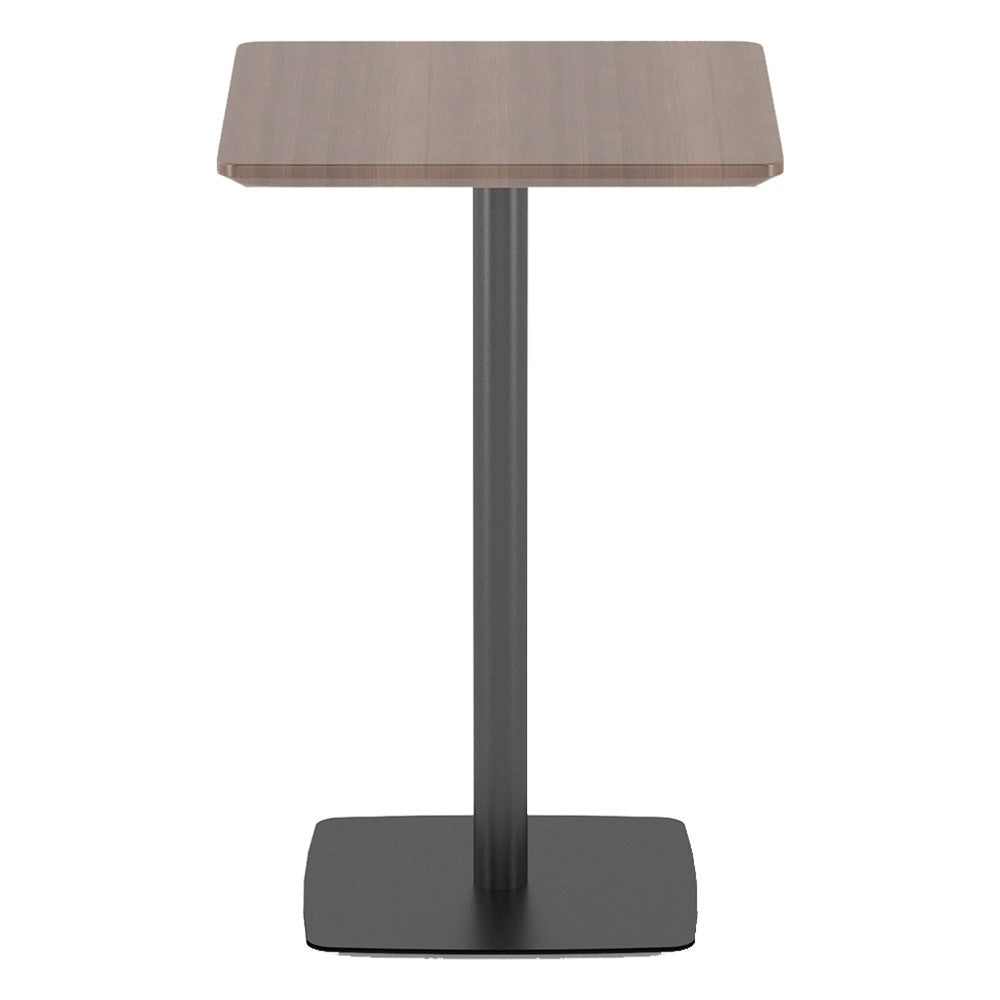 Mesa Cuadrada para Comedor de Empresa - GEBESA GRC ONESIMA - Frente 60 cm - Alto 105 cm - GGRO565242442 - GEBESA - NOGAL BEAT - Mesa Comercial Interior