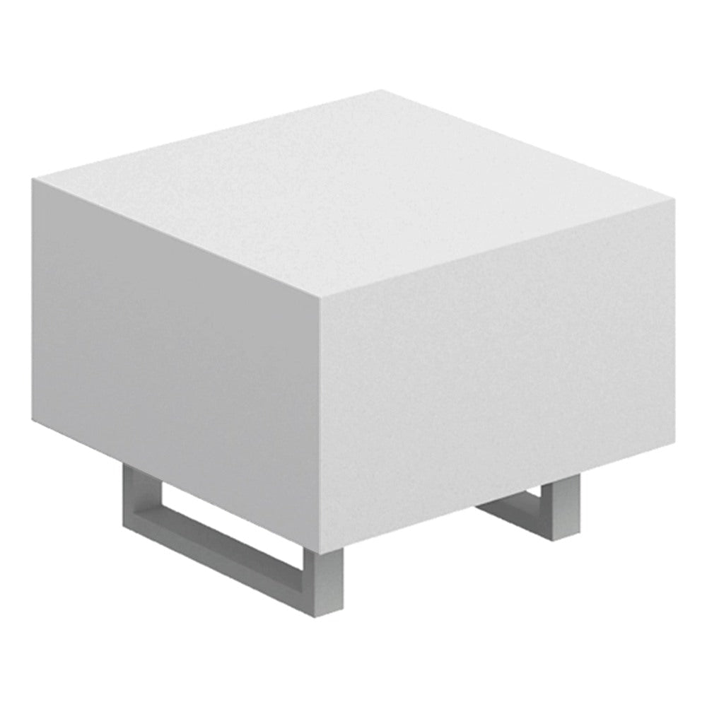 Mesa Cubo para Área Colaborativa - GEBESA VENTI - Frente 60 cm - Cubierta Pintarrón - GDVE555060AP - GEBESA - NOGAL BEAT - Mesa Comercial Interior