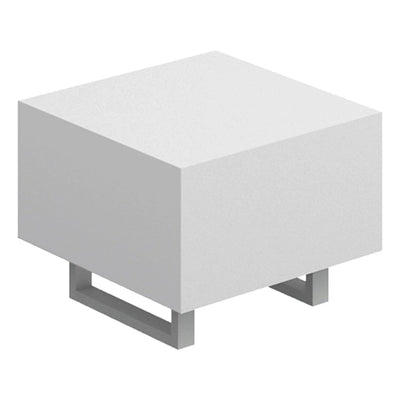 Mesa Cubo para Área Colaborativa - GEBESA VENTI - Frente 60 cm - Cubierta Pintarrón - GDVE555060AP - GEBESA - NOGAL BEAT - Mesa Comercial Interior