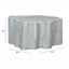 MESA DE CENTRO NOGAL BEAT KORTHA | Mesa de Centro Ocasional para Sala | 40 cm | Plata | Aluminio con Recubrimiento en Polvo | Interior - 109462 - Zuo - NOGAL BEAT - Mesas