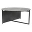 MESA DE CENTRO NOGAL BEAT MCBRIDE | Mesa de Centro Ocasional para Sala | 41 cm | Estructura Hierro Negro | Gris | Mármol MDF | Interior - 102019 - Zuo - NOGAL BEAT -