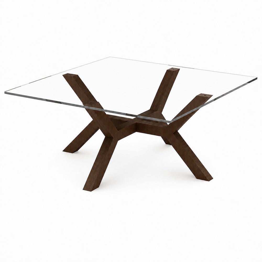 Mesa de Centro para Área Lounge Ejecutiva - GEBESA QUADRA - Varios Acabados - 120 x 120 cm - GBD505VD13LL23 - GEBESA - NOGAL BEAT - Mesa Comercial Interior