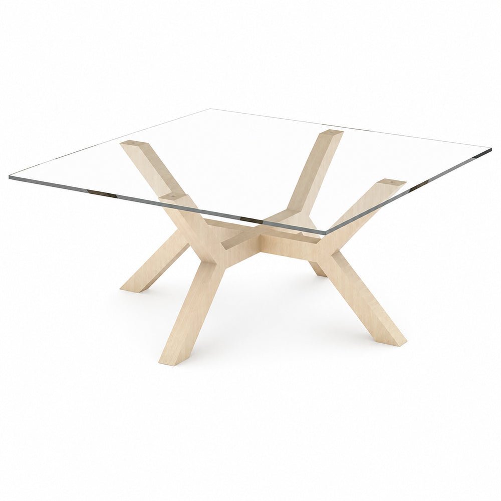Mesa de Centro para Área Lounge Ejecutiva - GEBESA QUADRA - Varios Acabados - 120 x 120 cm - GBD505VD13LL69 - GEBESA - NOGAL BEAT - Mesa Comercial Interior